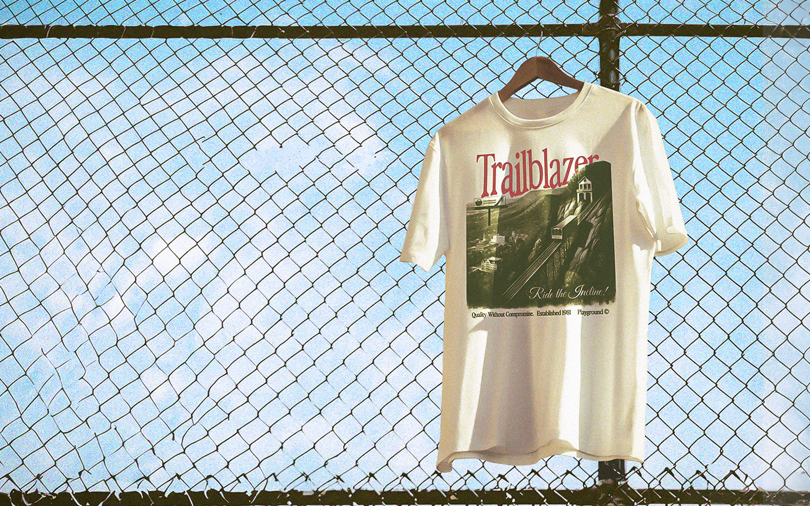 Playground Knoxville apparel brand identity by Topographic — indie hiking meets western aesthetic