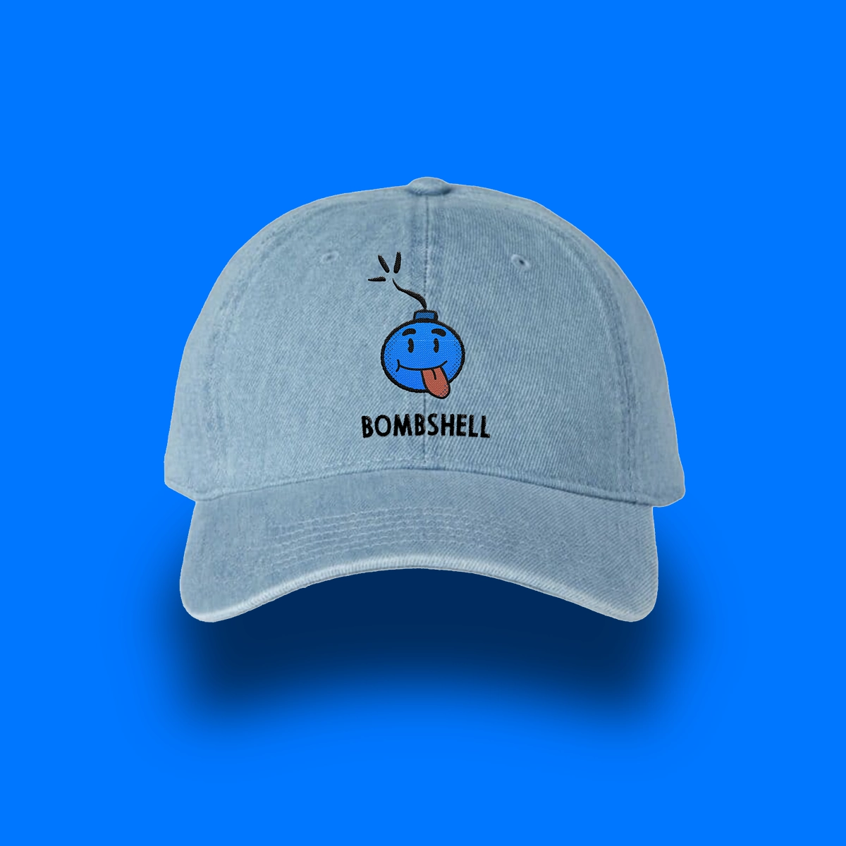 DETONATED website section highlighting bold typography and color accents