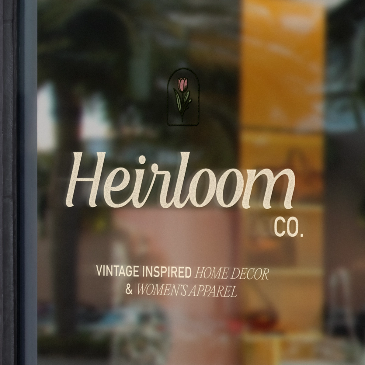 Heirloom Co. botanical postcard insert inspired by vintage European design