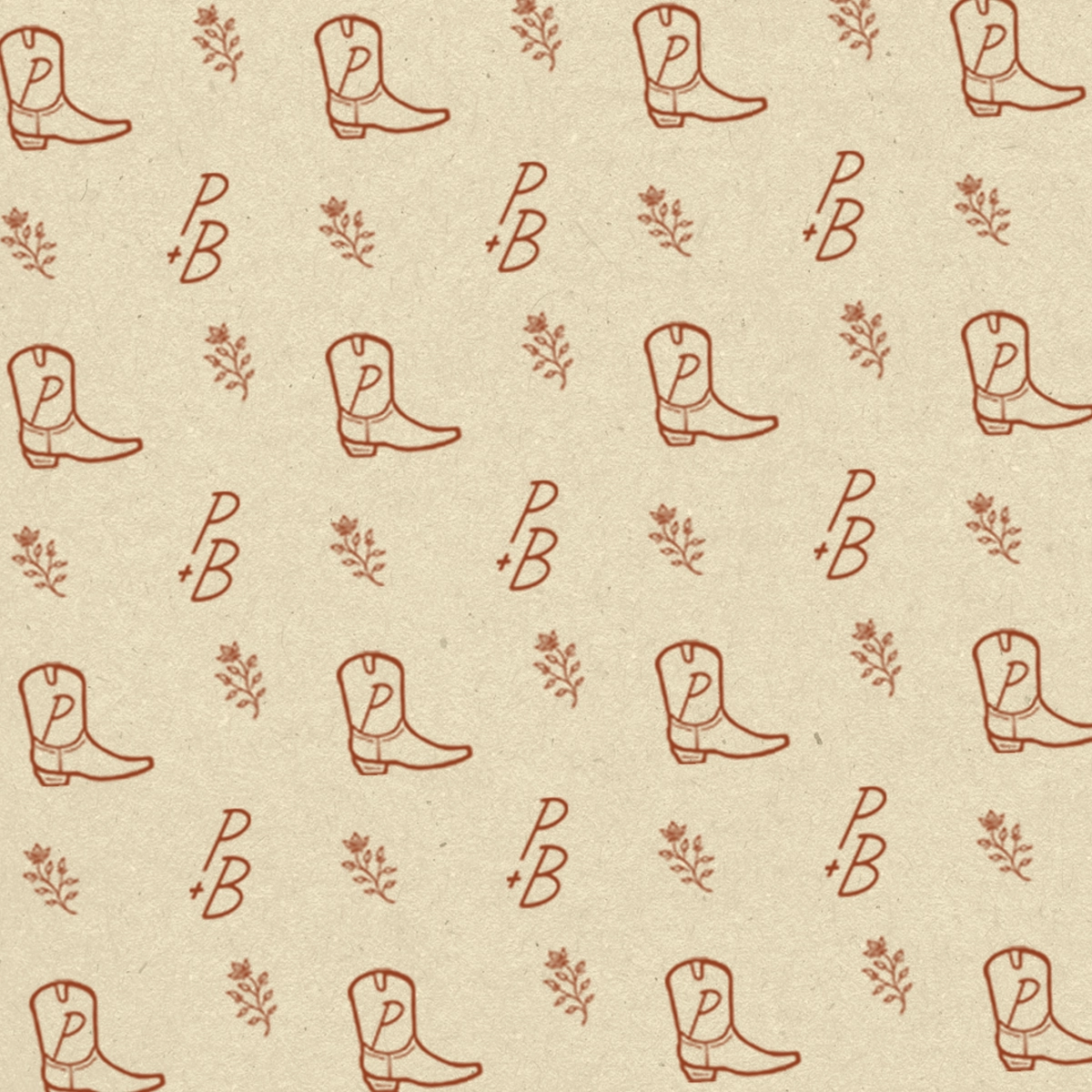 Pots & Boots illustrated brand mark with vintage Southern craftsmanship style