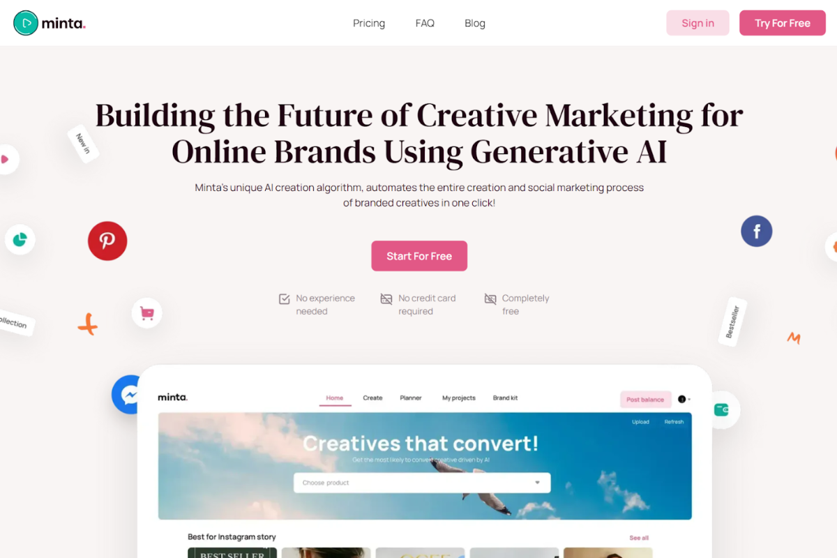 Automation tool: Minta for e-commerce
