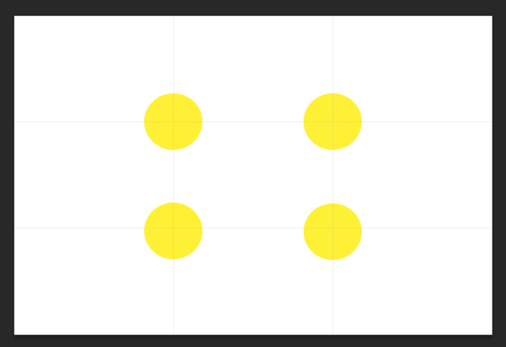 social media graphics rule of thirds