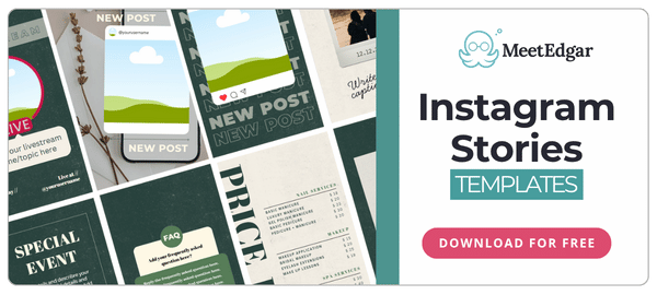 Instagram Story Templates Pack on Canva by MeetEdgar