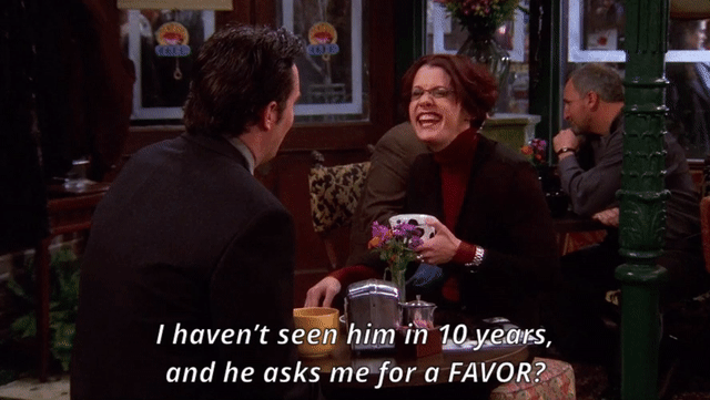 Friends Chandler and Dana