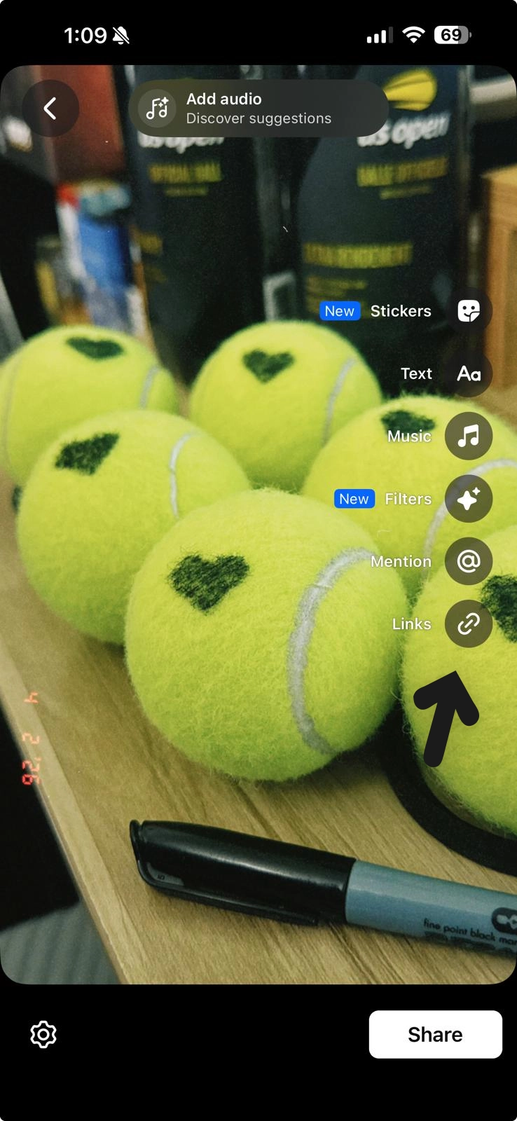 how to edit gb story in app