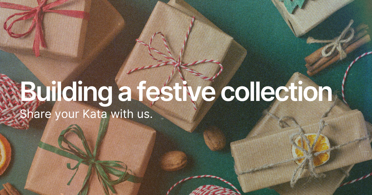 Let's build a ... festive collection together 