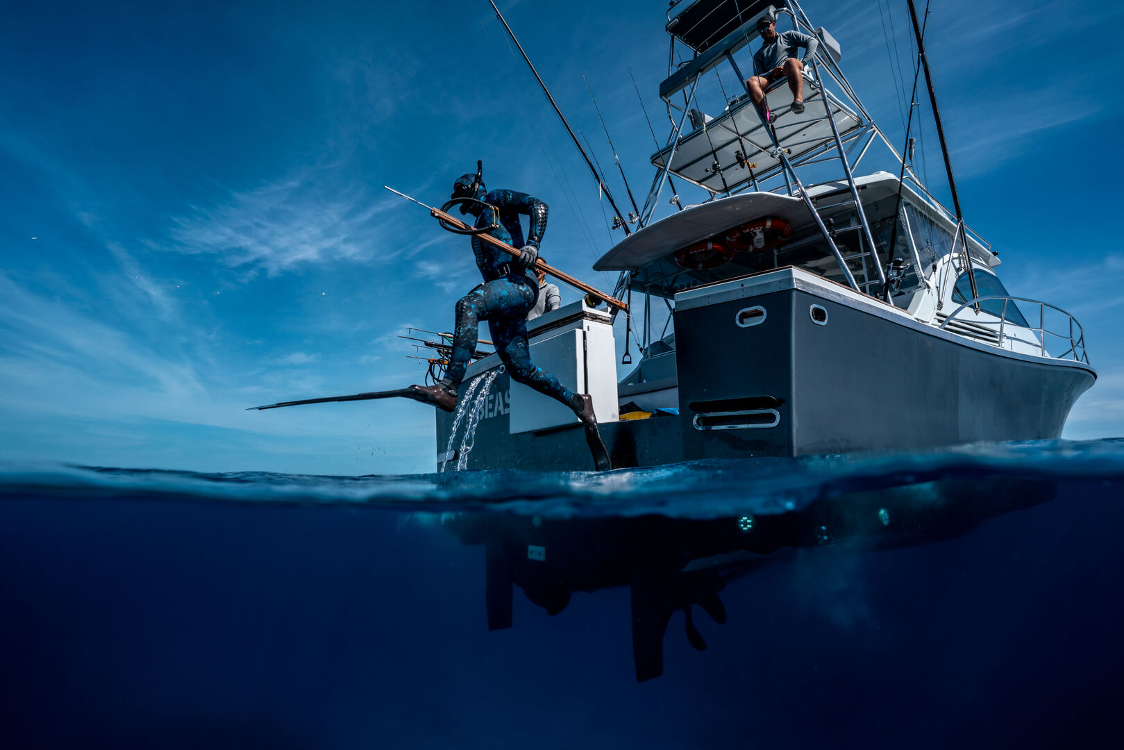 Spearfishing onboard The Beast