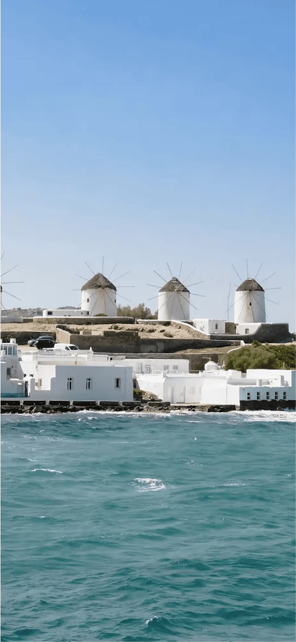 Mykonos yacht charter mobile hero image