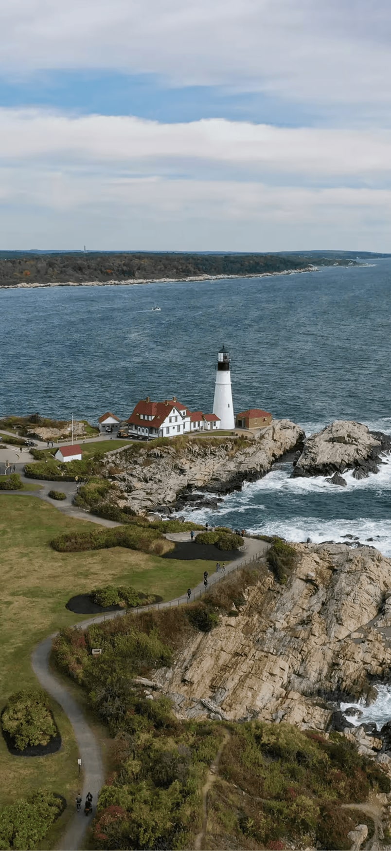 New England yacht charter mobile hero image