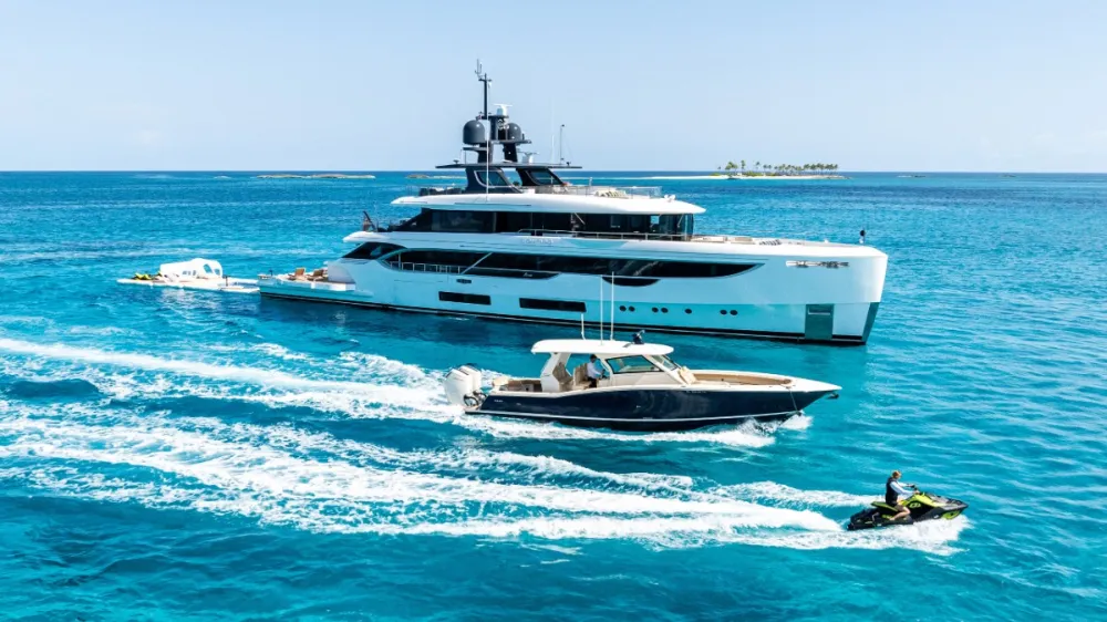 This 133-Foot Charter Superyacht Has a Large Extended Aft Deck for Sports article thumbnail image
