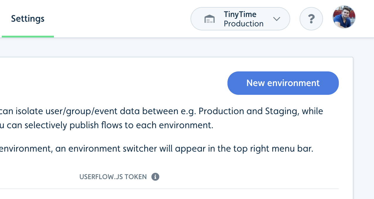 Environment switcher