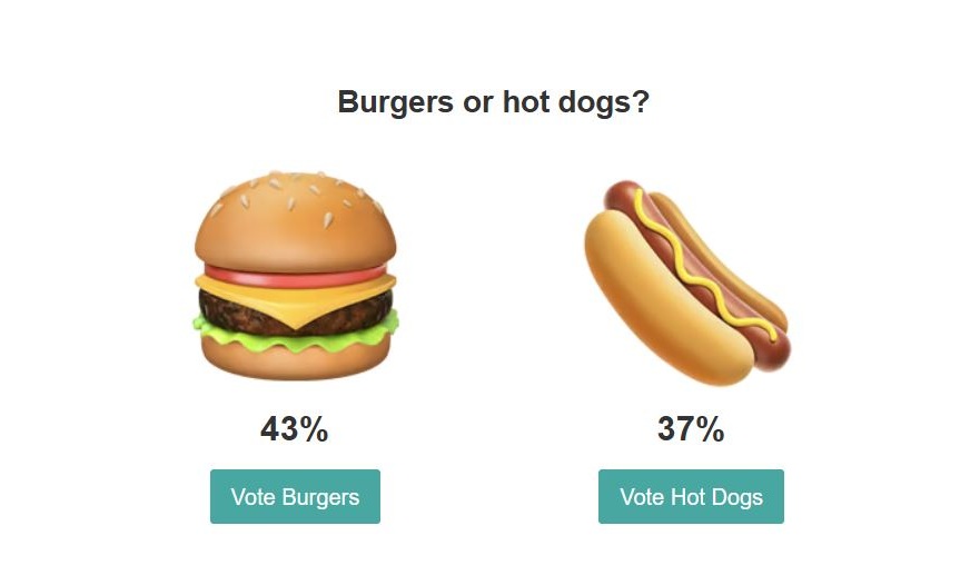 simple preference poll