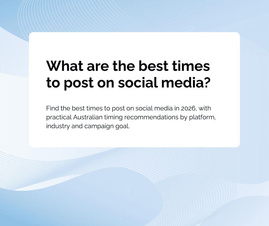 What Are the Best Times to Post on Social Media in 2026?