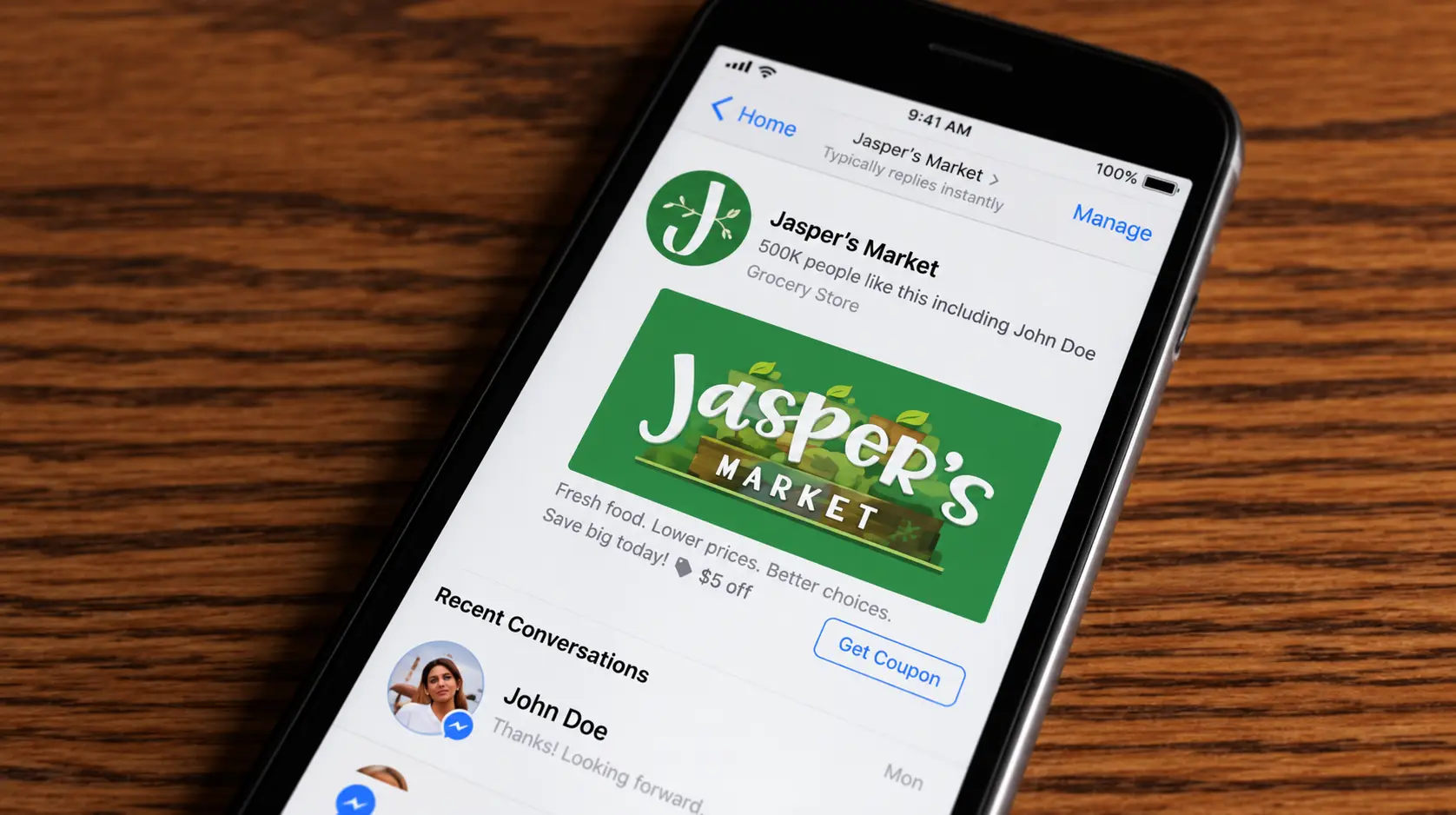 Facebook messenger display ads