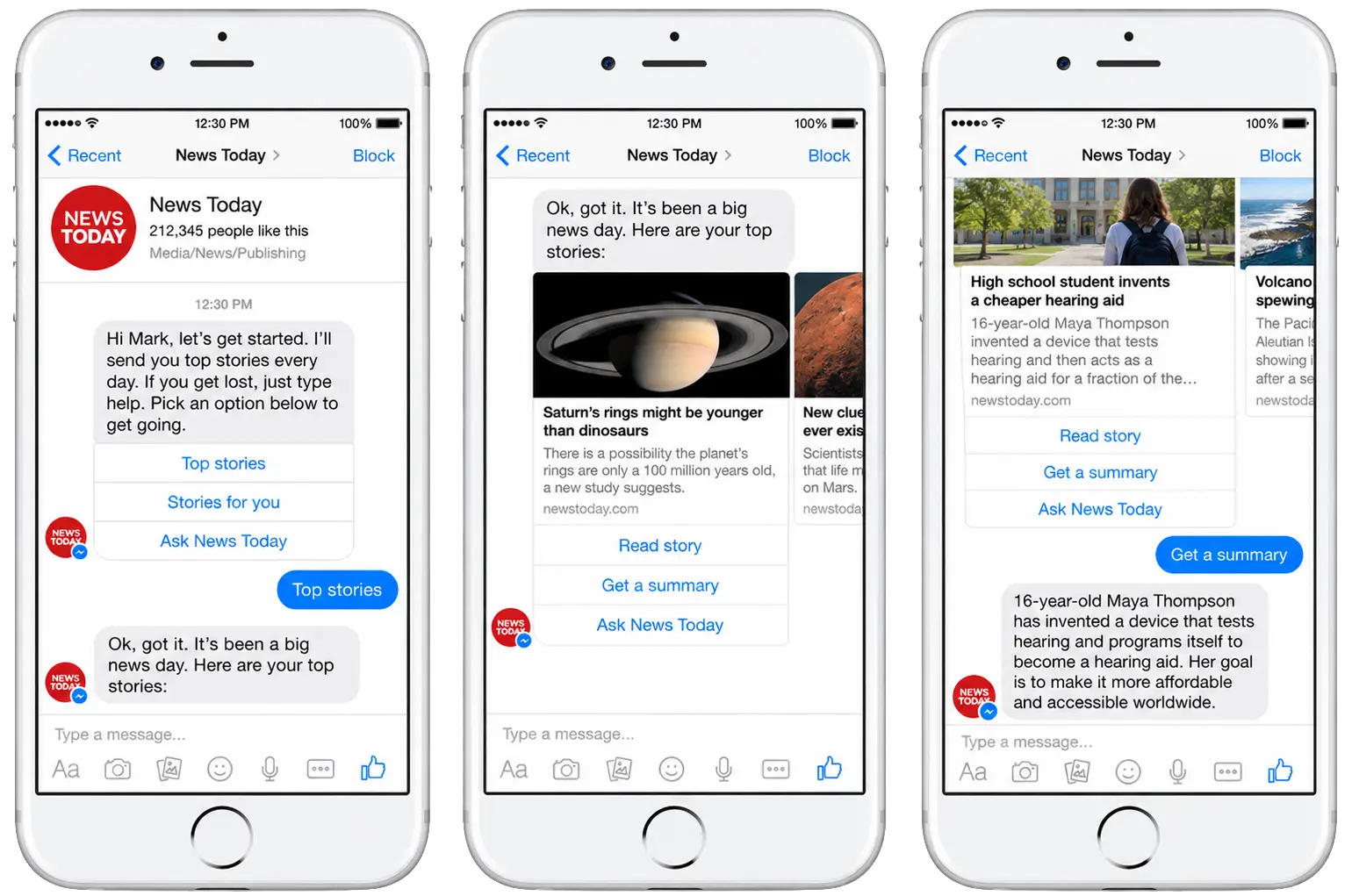 Facebook sponsored messages