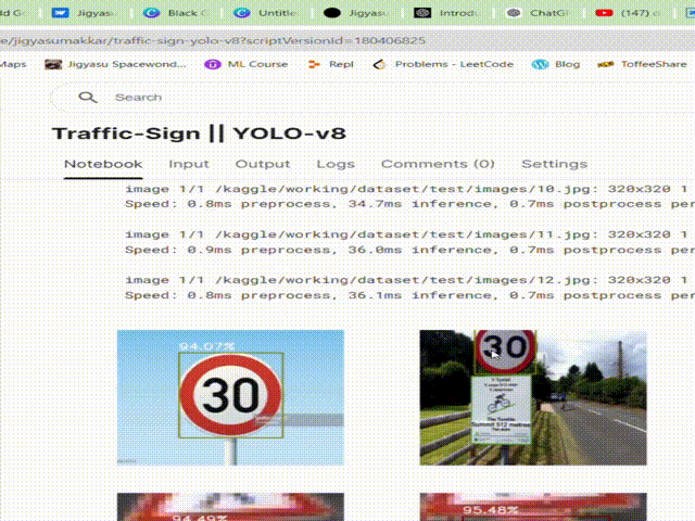 Traffic Sign Object Detection YOLOv8