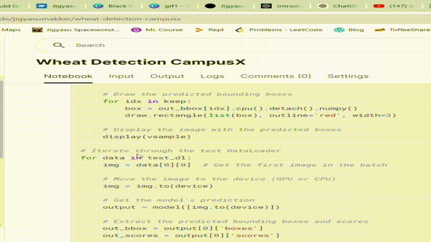 Wheat Plant Detection Faster RCNN