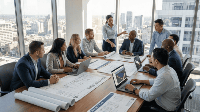 solar company discussing solar permit plan