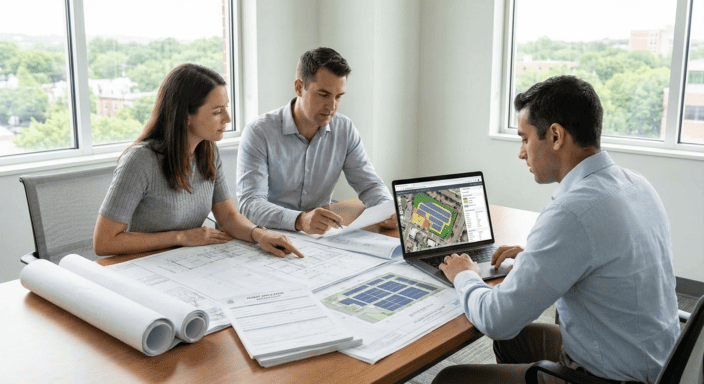 team collaboration on the table