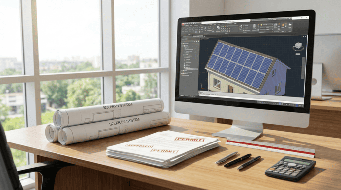 solar pv system permit approved