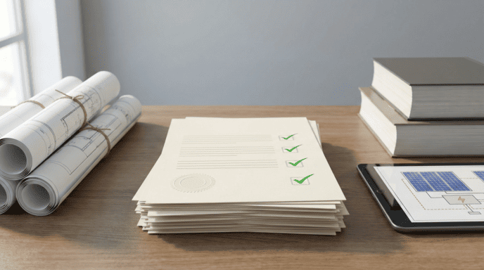 permits and paper checklist