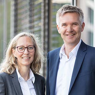 Jana Kilian und Dirk Hinzpeter, Vorstände HANSA Baugenossenschaft e.G.