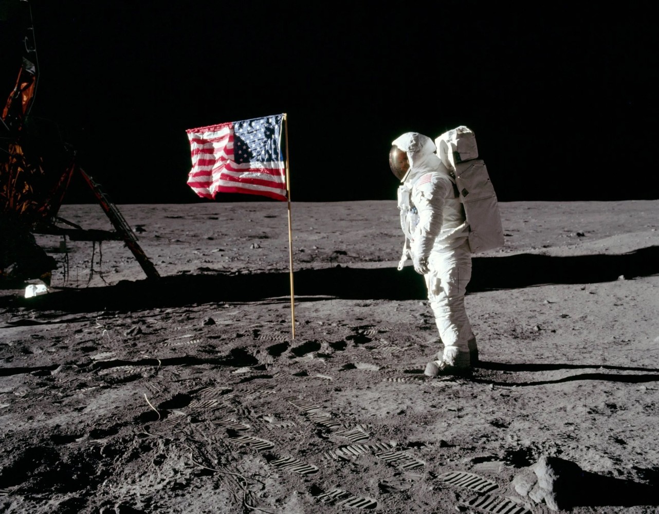Apollo 11 Buzz Aldrin on the moon
