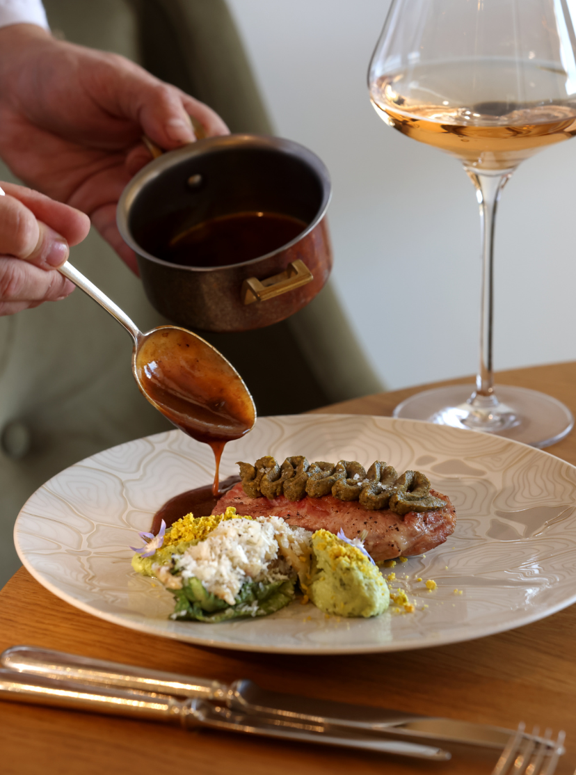 Repas du restaurant M Domaine de Rochebois 4*