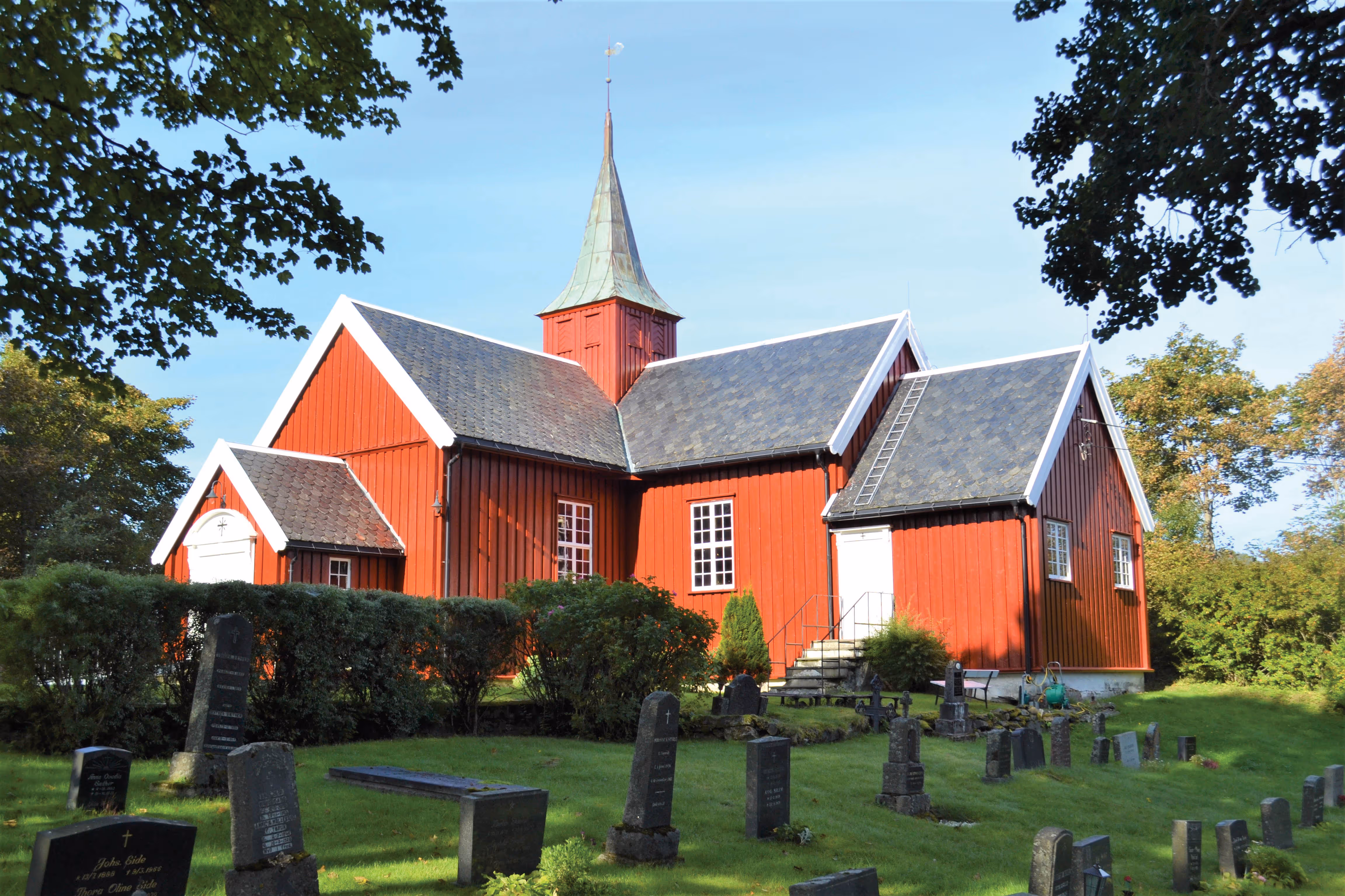Bjugn kirke bygges