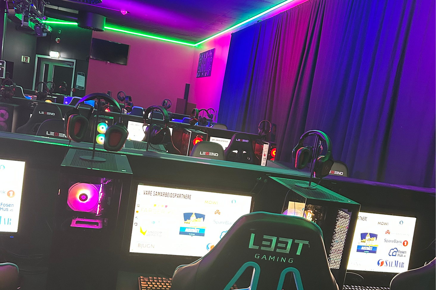 Nytt gamingrom i Bjugn ungdomsklubb