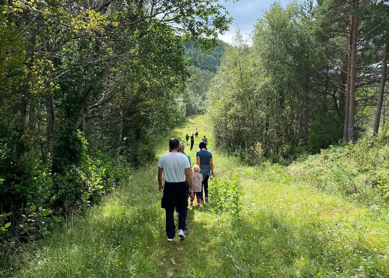 Familiedag i lysløypa på Nordskogen