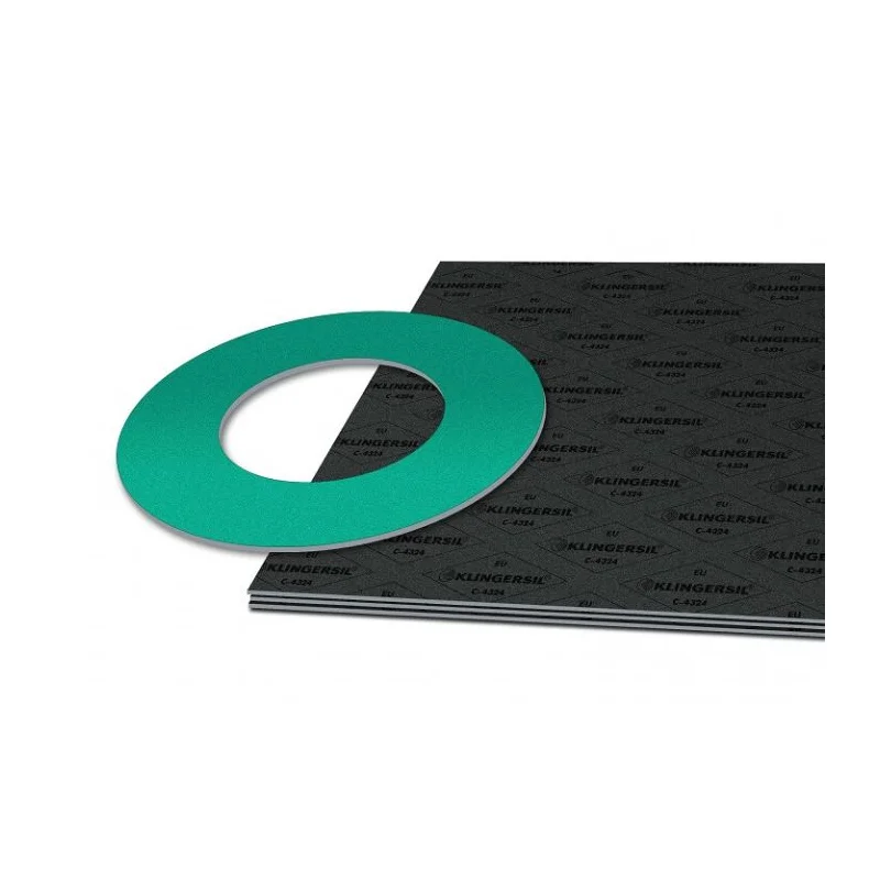 KLINGERSIL C-4324 compressed fibre gasket sheet with cut gasket ring
