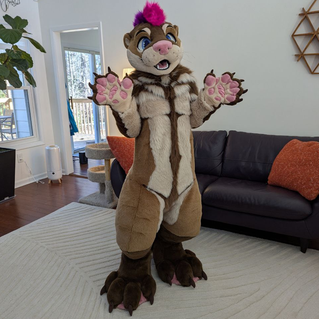 digitigrade otter fursuit