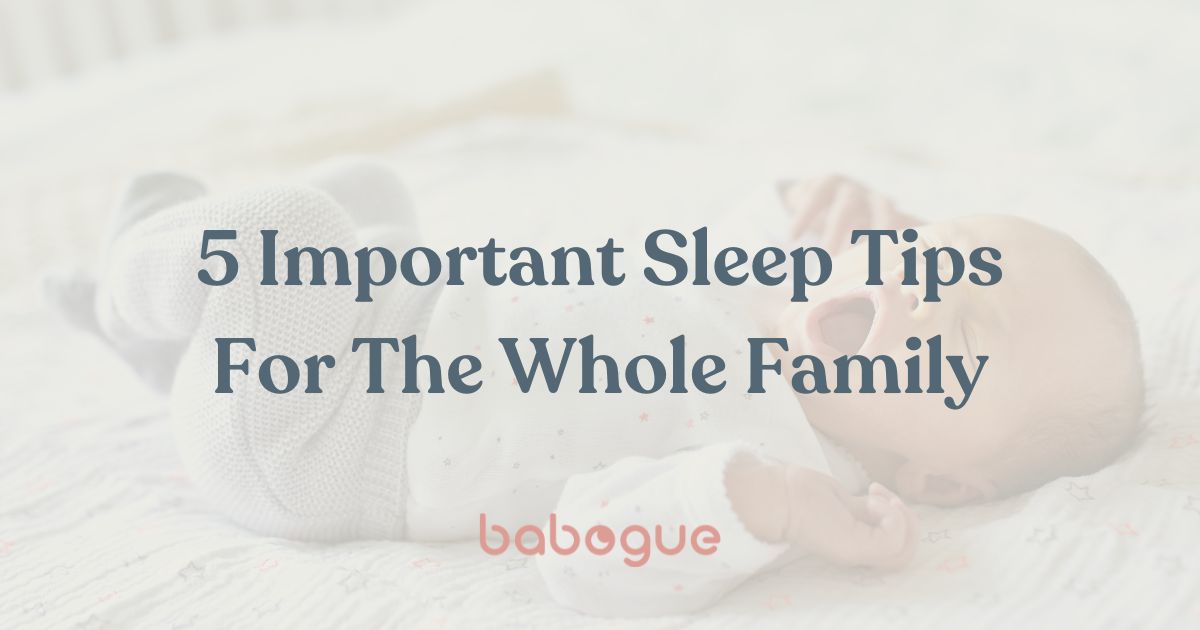 Top 5 Sleep Tips for Families to Improve Rest