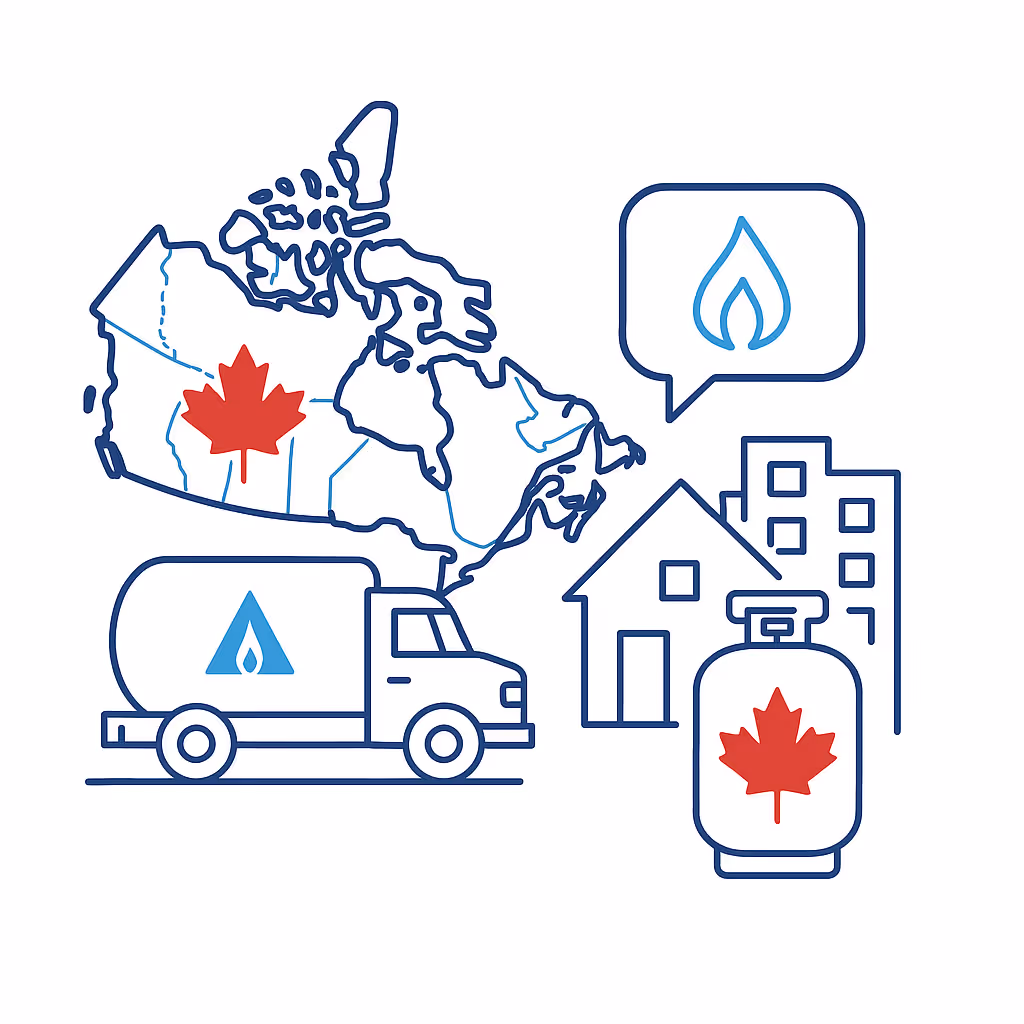 Propane delivery coast to coast.