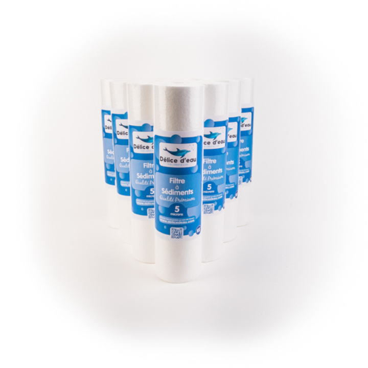 Pack de 10 Filtres à Sédiments 5 Microns 9"3/4