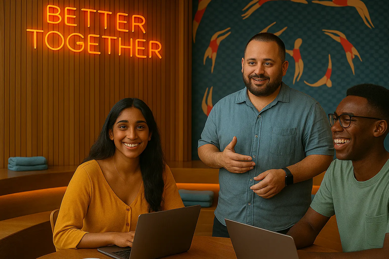 Facultet.School instructor leading an in-person workshop with international students in Lisbon