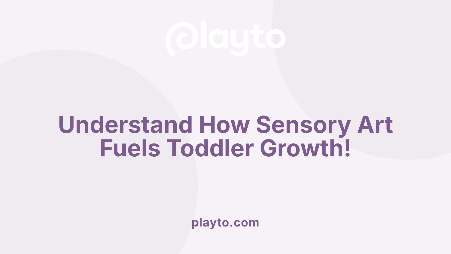 Understand How Sensory Art Fuels Toddler Growth!