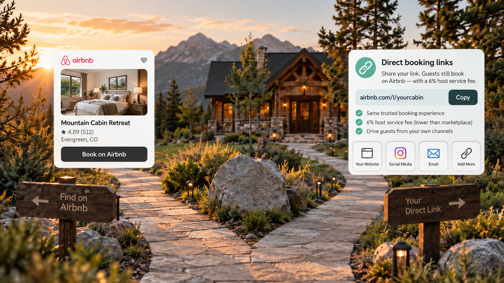 Airbnb direct booking links: cutting the host fee down to 6%
