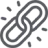 Icon of two interlinked chain links.
