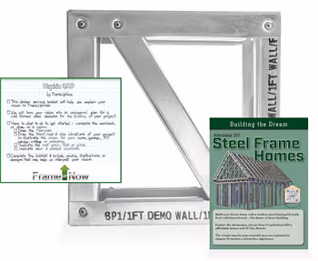 FrameUpNow metal sample kit