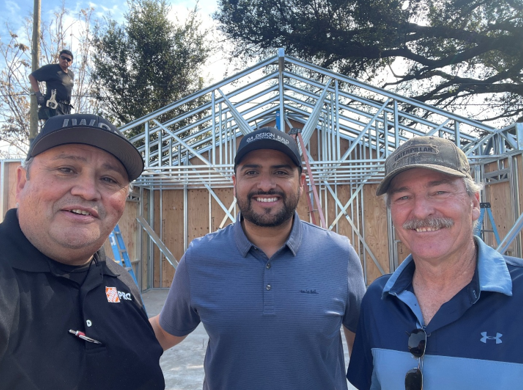 FrameUpNow and MC² Homes team at Red Hawk J6 Ranch