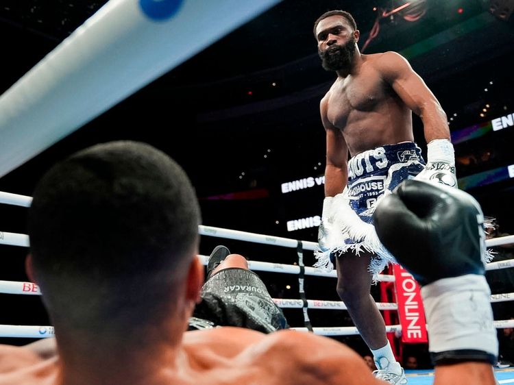 Jaron “Boots” Ennis Makes a Statement at 154 Pounds