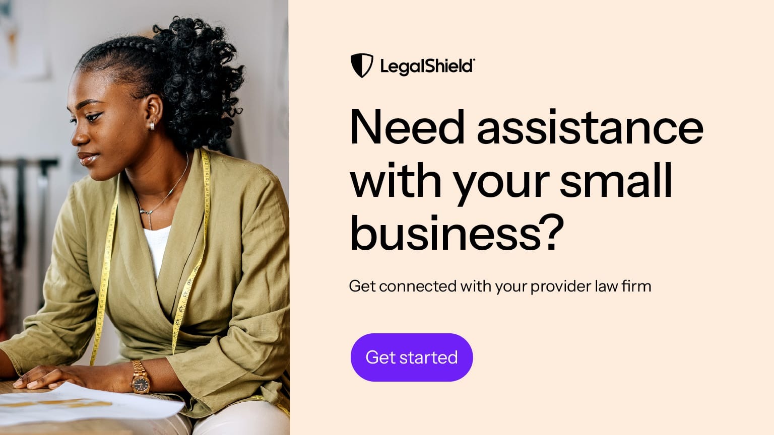 Need assistance with your small business? Get connected with your provider law firm.