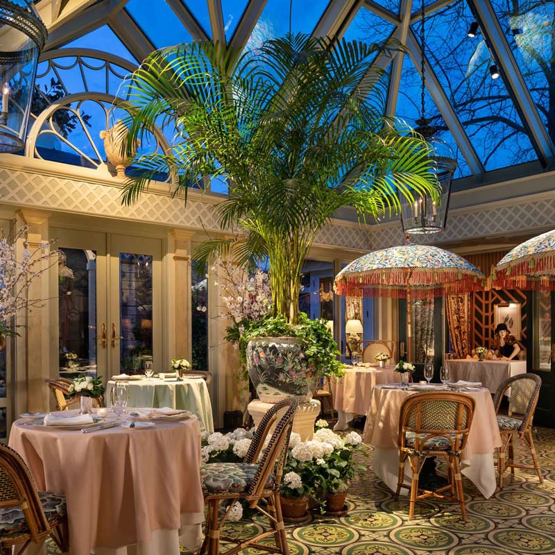 The Inn at Little Washington Dining Room at Twilight