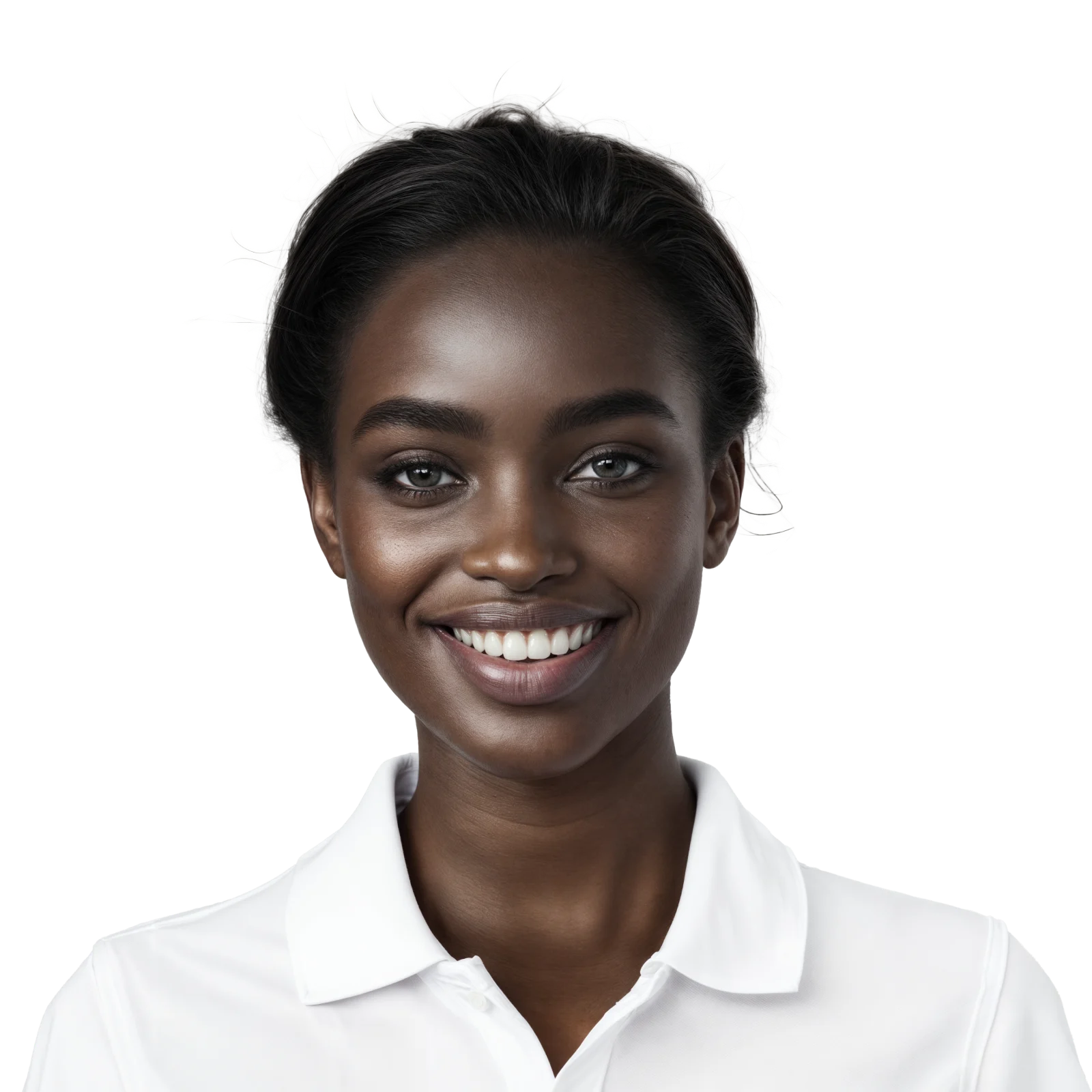 Young woman smiling