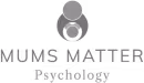 A logo for Mums Matter Psychology.