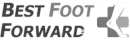 A logo for tBest Foot Forward Podiatry and Orthotics.