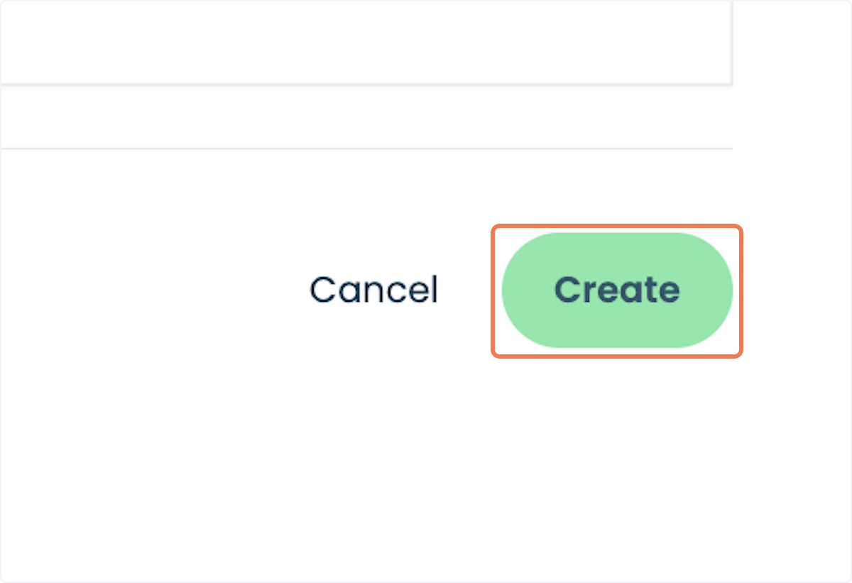 Once you have completed customising your prompt template, click on Create.