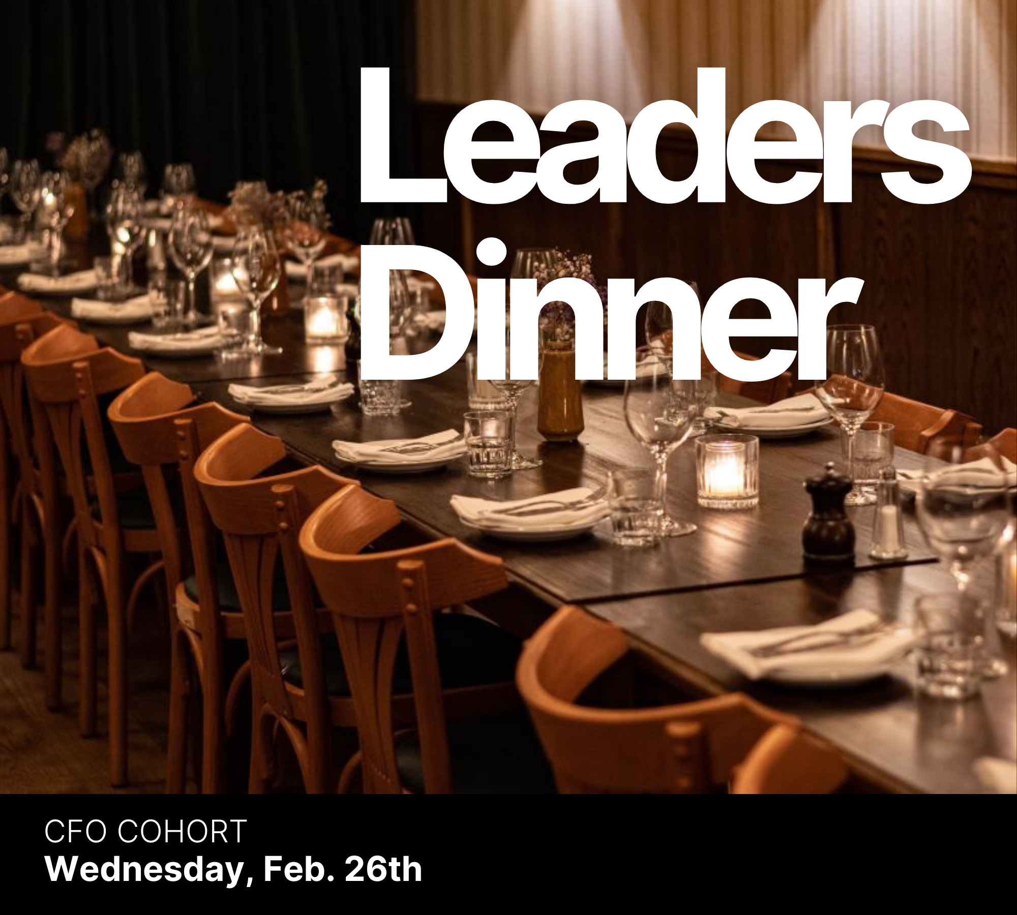Leaders Dinner